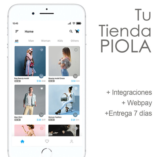 Tienda Virtual PIOLA | Integraciones + Webpay Plus