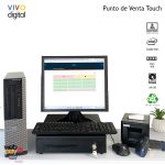 Punto de Venta TOUCH | COMPUTADOR | PANTALLA TOUCH | LECTOR CÓDIGOS DE BARRA | TÉRMICA 80MM | GAVETA DINERO