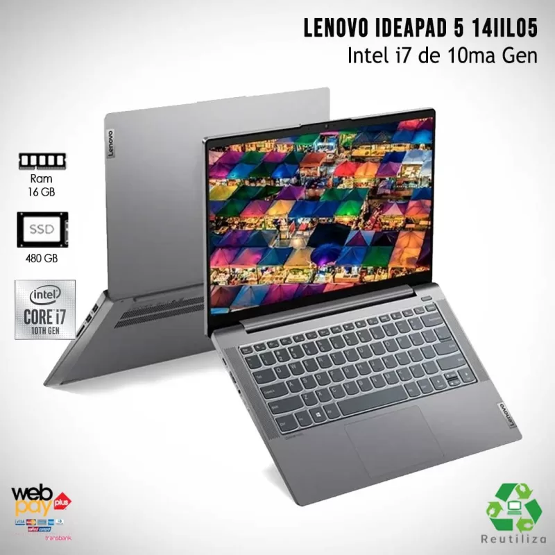 Lenovo Ideapad 5 i7 10ma 16GB Ram