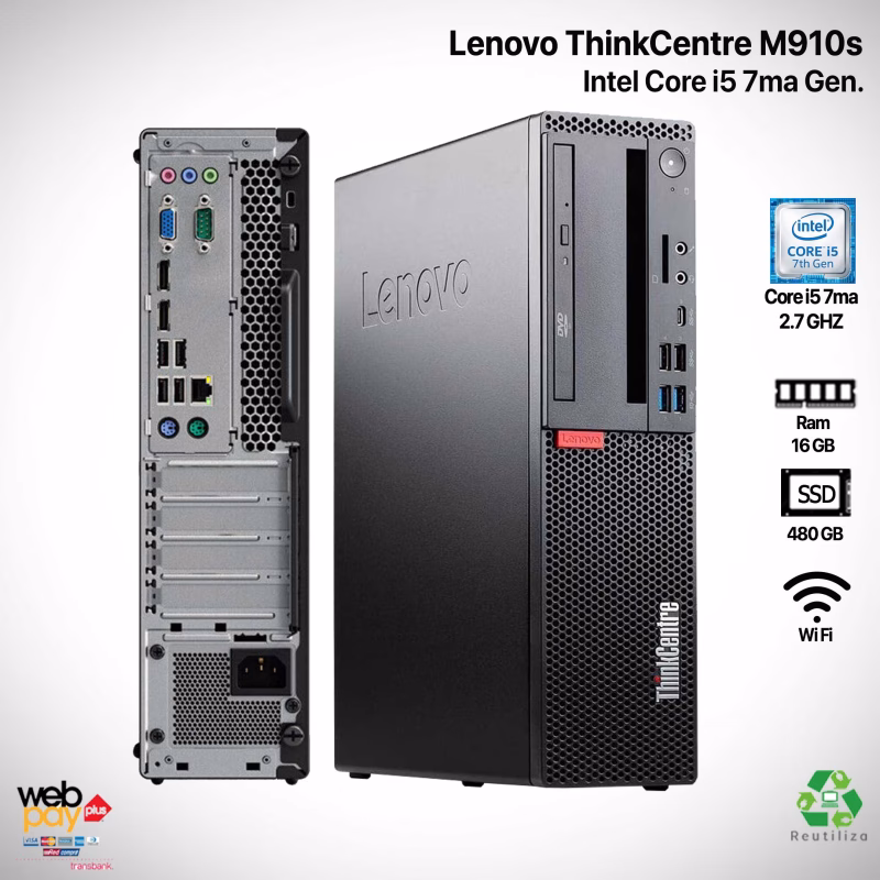 Lenovo ThinkCentre M910s i5 7ma Generación