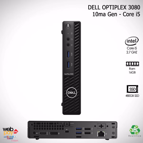 Dell Optiplex 3080 16 480 SSD