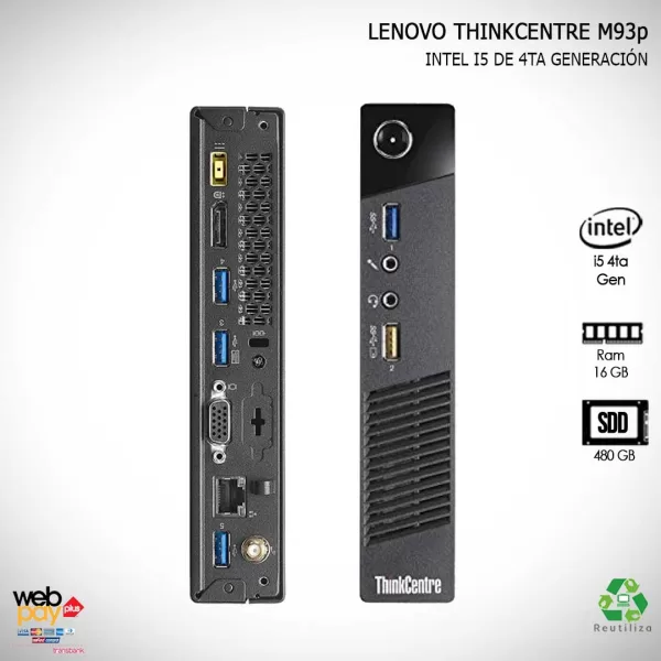 Lenovo-ThinkCentre-M93p-Tiny-480GB-SSD-16GB-Ram