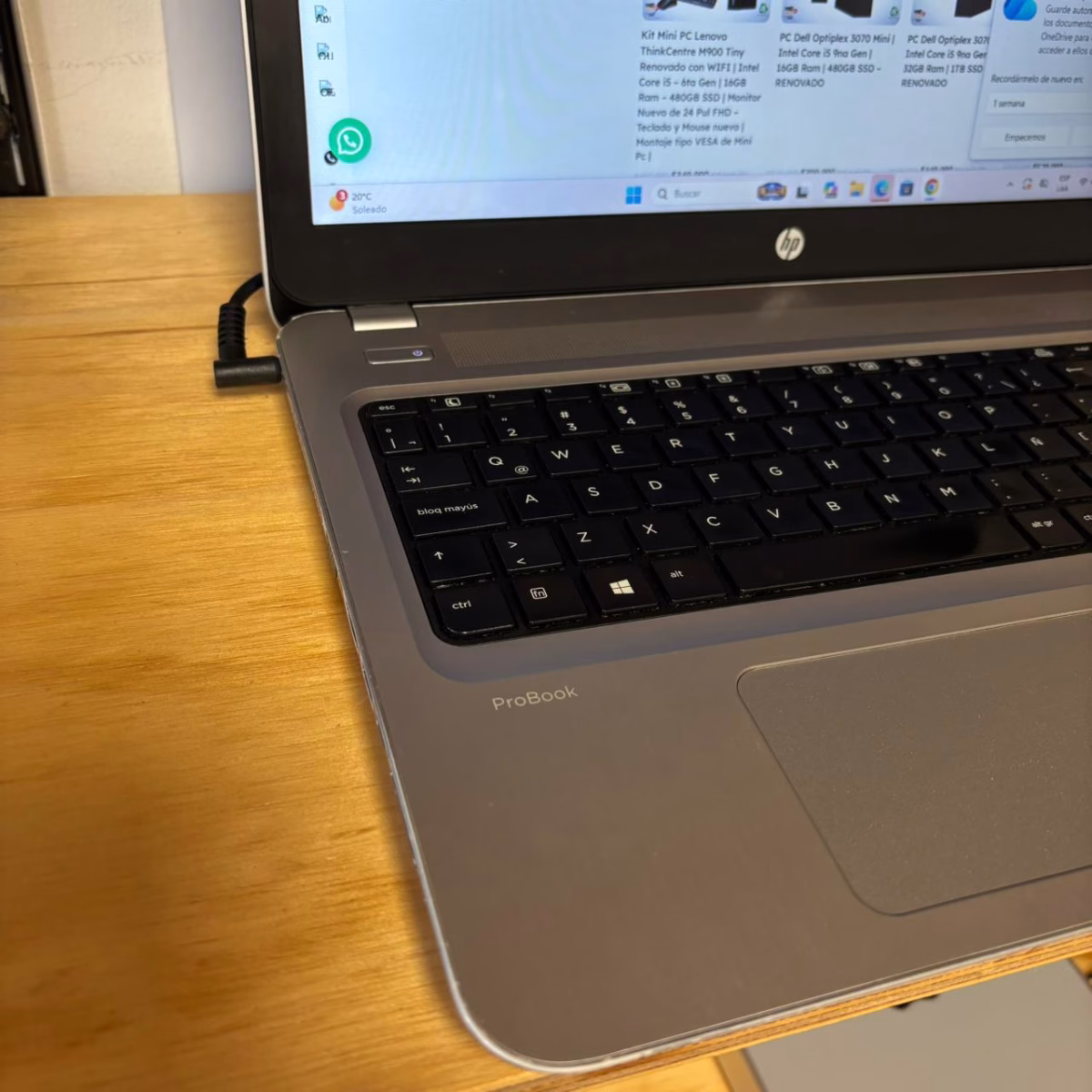 Notebook HP Probook 450 G4 | Intel Core i7 7ma Gen | 16GB de Ram – 480GB SSD alta velocidad | Pantalla 15,6" | Renovado - Imagen 5