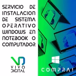 SERVICIO TECNICO DE INSTALACION DE SISTEMA OPERATIVO WINDOWS - COMPRA! | SERVICIO PRESENCIAL