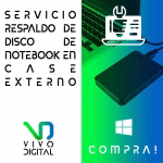 SERVICIO TECNICO DE RESPALDO DE DISCO DE NOTEBOOK EN CASE EXTERNO - COMPRA!