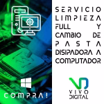 SERVICIO TECNICO DE LIMPIEZA FULL Y CAMBIO DE PASTA DISIPADORA A COMPUTADOR -  COMPRA!