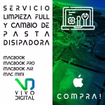 SERVICIO TECNICO DE LIMPIEZA FULL Y CAMBIO DE PASTA DISIPADORA A MACBOOK PRO/AIR - MAC MINI  -  COMPRA!