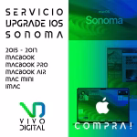 SERVICIO TECNICO UPGRADE IOS SONOMA A MACBOOK - MACBOOK PRO - MACBOOK AIR - MAC MINI - IMAC -  2015 - 2017 - COMPRA! | SERVICIO PRESENCIAL