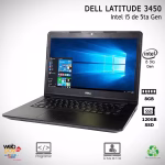 Notebook Dell Latitude 3450 | Teclado Inglés | Core i5 de 5ta Gen | 120GB SSD - 8GB Ram | Reacondicionado